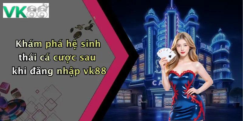 Khám phá hệ sinh thái cá cược sau khi đăng nhập vk88