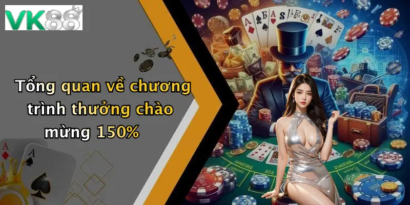 Tổng quan về chương trình thưởng chào mừng 150%